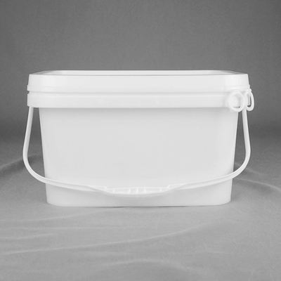 Warna Disesuaikan PP Bucket 5L Plastik Bucket Dengan Tutup Bentuk Persegi