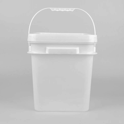 Grosir Kustom Dicetak 20 Liter Ember Plastik Kotak Hitam Dengan Tutup