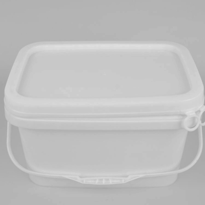 25 * 17 * 15.8cm Ember Plastik Persegi Food Grade Jelas Dengan Persetujuan SGS