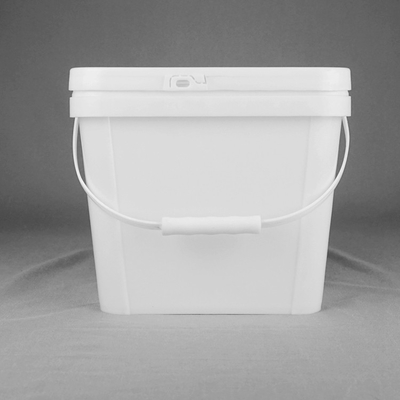 Sertifikasi ISO9001 1,5 Galon 6L Ember Plastik Persegi Untuk Makanan Laut
