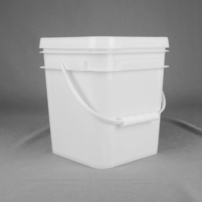 Perpindahan Panas Ember Plastik Persegi Panjang 5 Liter Putih