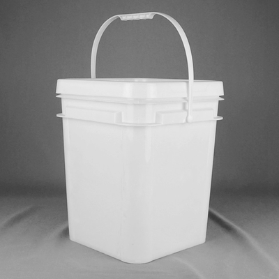 Warna Disesuaikan Bucket Persegi Besar 18 Liter Untuk Industri Cat