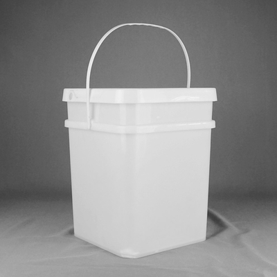 Bucket Persegi Tugas Berat Polypropylene 18L Dengan Pegangan Dan Penutup