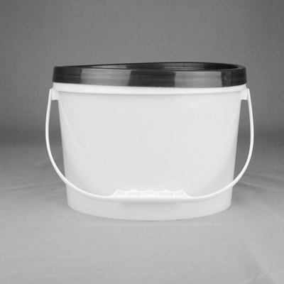 Tugas Berat Ember Plastik Oval Bebas BPA 5L Ember Plastik Dengan Tutup