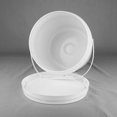 Thermal Transfer HDPE White Round Plastic Barrel Untuk Warna Cat Lateks