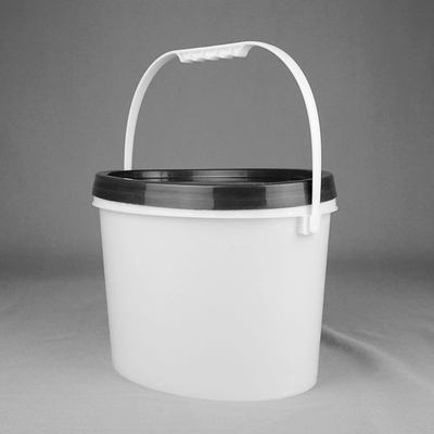 Tugas Berat Ember Plastik Oval Bebas BPA 5L Ember Plastik Dengan Tutup
