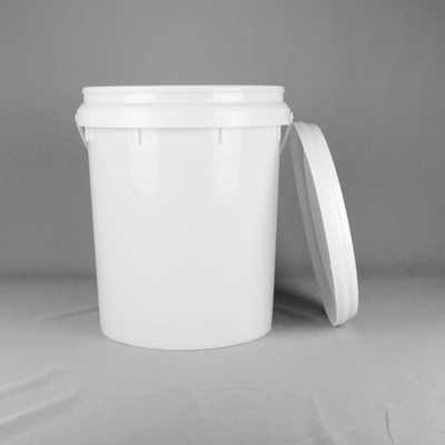 Ember Plastik Hitam Putih 5 Galon yang Dapat Ditumpuk 20 Liter Untuk Pelumas