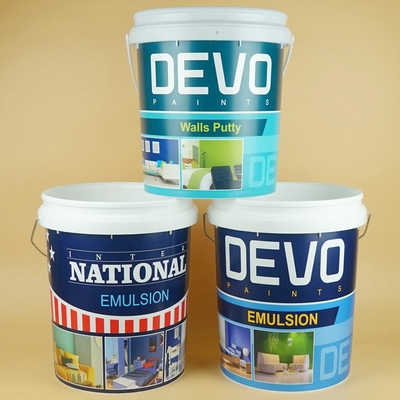 Plastik Painting Bucket Round and Leakproof Ya untuk proyek lukisan tugas berat