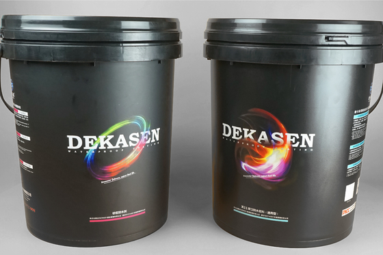 Ember Plastik Hitam Putih 5 Galon yang Dapat Ditumpuk 20 Liter Untuk Pelumas