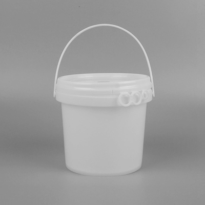 1L Polypropylene Bucket Ember Makanan Plastik Dengan Tutup Bukti Bocor