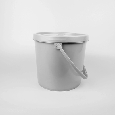 Ember Plastik Oval Bersertifikat ISO9001 Ember Plastik 10 Liter Warna Abu-abu