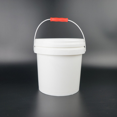 PP/HDPE Plastic Food Bucket Handle Tersedia Putih dengan Tutup