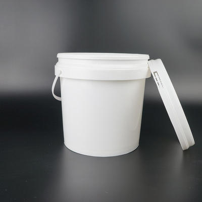 PP/HDPE Plastic Food Bucket Handle Tersedia Putih dengan Tutup
